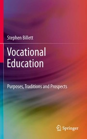 Cover of Vocational Education by Stephen Billett