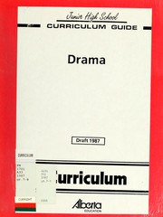 Front cover of Drama by Alberta. Alberta Education