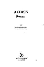 Cover of Atheis by Achdiat K. Mihardja