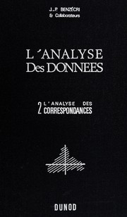 Front cover of L' analyse des données by J.-P Benzécri