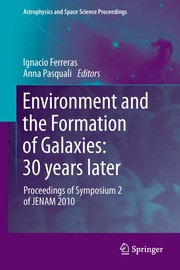 Front cover of Environment and the Formation of Galaxies: 30 years later by Ignacio Ferreras