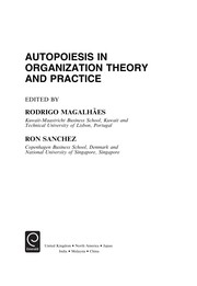Front cover of Autopoiesis in organization theory and practice by Rodrigo Magalha es
