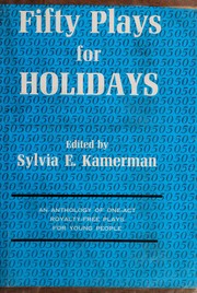 Cover of Fifty plays for holidays by Sylvia E. Kamerman