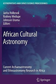 Front cover of African Cultural Astronomy by Jarita Holbrook