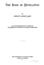 Cover of The Book of Revelation by Shirley Jackson Case