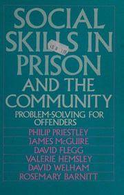 Front cover of Social skills in prison and the community by Philip Priestley