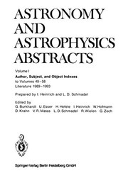 Cover of Author, Subject, and Object Indexes by I. Heinrich