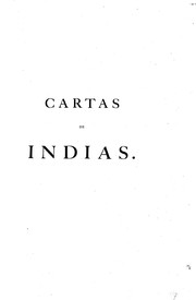 Front cover of Cartas de Indias by Spain. Ministerio de Fomento.