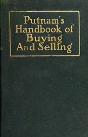 Front cover of Putnam's handbook of buying and selling by A. Frederick Collins