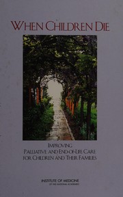 Cover of When children die by Marilyn J. Field