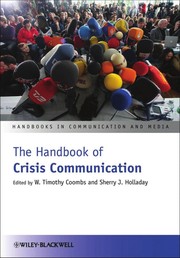 Cover of The handbook of crisis communication by W. Timothy Coombs