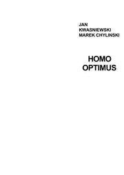 Cover of Homo optimus by Unknown