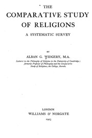 Cover of The comparative study of religions by Alban Gregory Widgery