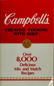 Cover of Campbell's creative cooking with soup by Campbells