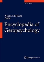 Front cover of Encyclopedia of Geropsychology by Nancy A. Pachana