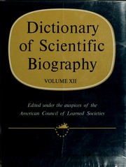 Cover of Dictionary of scientific biography by American Council of Learned Societies