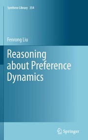 Cover of Reasoning about Preference Dynamics by Fenrong Liu