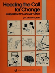 Front cover of Heeding the call for change by Lynn Arthur Steen