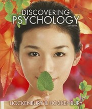 Cover of Discovering psychology by Don H. Hockenbury