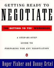 Front cover of Getting ready to negotiate by Roger Drummer Fisher