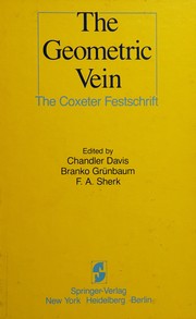 Cover of The Geometric Vein by H. S. M. Coxeter