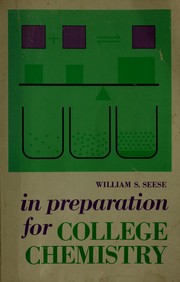 Front cover of In preparation for college chemistry by William S. Seese