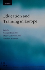 Front cover of Education and training in Europe by Giorgio Brunello