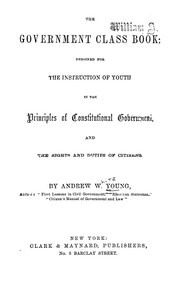 Cover of The government class book by Young, Andrew W.