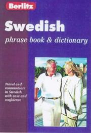 Front cover of Swedish Phrase Book with Dictionary by Berlitz Publishing Company