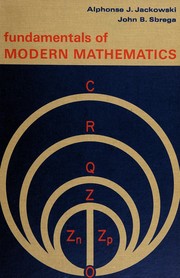 Front cover of Fundamentals of modern mathematics by Alphonse J. Jackowski
