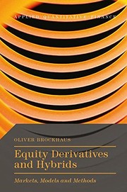 Front cover of Equity Derivatives and Hybrids by Oliver Brockhaus