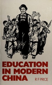Front cover of Education in modern China by R. F. Price