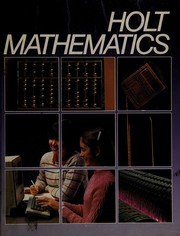 Cover of Holt Mathematics by Eugene D. Nichols