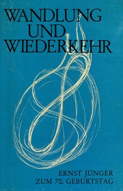 Front cover of Wandlung und Wiederkehr by Heinz Ludwig Arnold