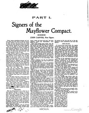 Front cover of Signers of the Mayflower compact by Annie Arnoux Haxtun