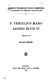 Front cover of P. Vergilius Maro Aeneis Buch VI by Publius Vergilius Maro