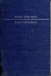 Cover of Hope for man by Joshua Loth Liebman