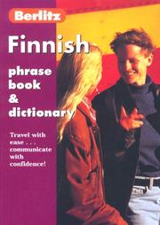 Cover of Finnish Phrase Book & Dictionary (Berlitz Phrase Books) by Berlitz Editorial Staff