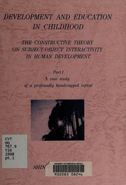 Front cover of Development and education in childhood by Shinsuke Tanaka
