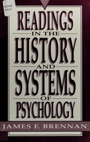 Cover of Readings in the History and Systems of Psychology by James F. Brennan