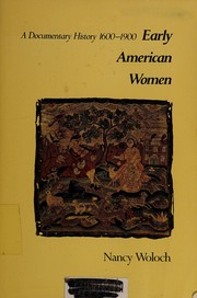 Front cover of Early American Women by Nancy Woloch