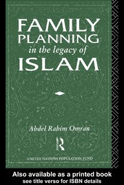 Front cover of Family planning in the legacy of Islam by Abdel R. Omran