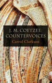 Cover of J. M. Coetzee by Unknown
