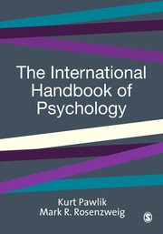 Front cover of International handbook of psychology by Kurt Pawlik