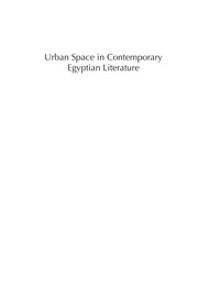 Front cover of Urban space in contemporary Egyptian literature by Mara Naaman