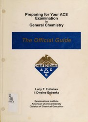 Front cover of Preparing for your ACS examination in general chemistry by Lucy T. Eubanks