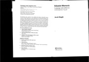 Cover of Islamist rhetoric by Jacob Høigilt