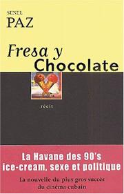 Front cover of Fresa Y Chocolate by Senel Paz