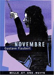 Cover of Novembre by Gustave Flaubert