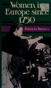 Cover of Women in Europe since 1750 by Patricia Branca